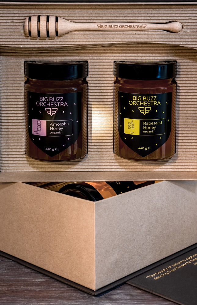 
                  
                    Big Buzz Orchestra Honey Natural Rapeseed & Amorpha Honey - Big Buzz Duet
                  
                